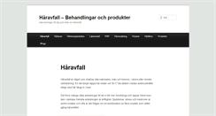 Desktop Screenshot of haravfall.se